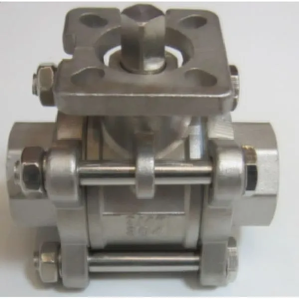 상단 장착 나사산 볼 밸브